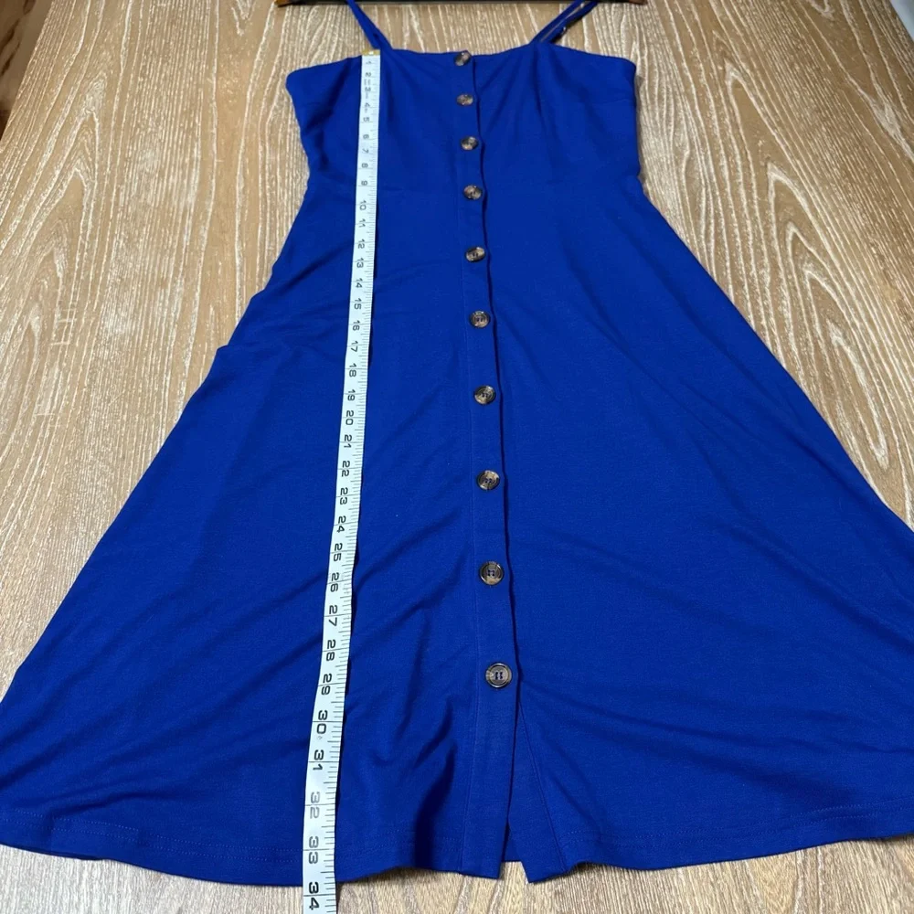 Berydress Casual Beach Summer Button Down Midi Sundress Women’s Small - Picture 4 of 10